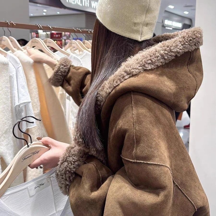 Дубленка Nassy Style коричневый