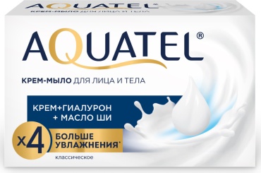 Кусковое мыло туалетное Весна Крем+гиалурон+масло ши 90 г