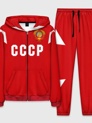 Повседневный костюм VseMayki красный