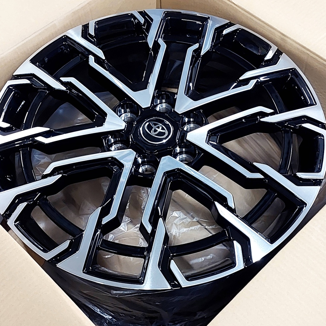 Original Series Wheels Toyota Land Cruiser 300 8x22/6x139.7 D95.1 ET55 4 диска черный, хром