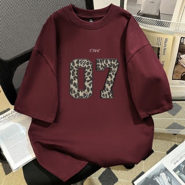 Футболка бордовый