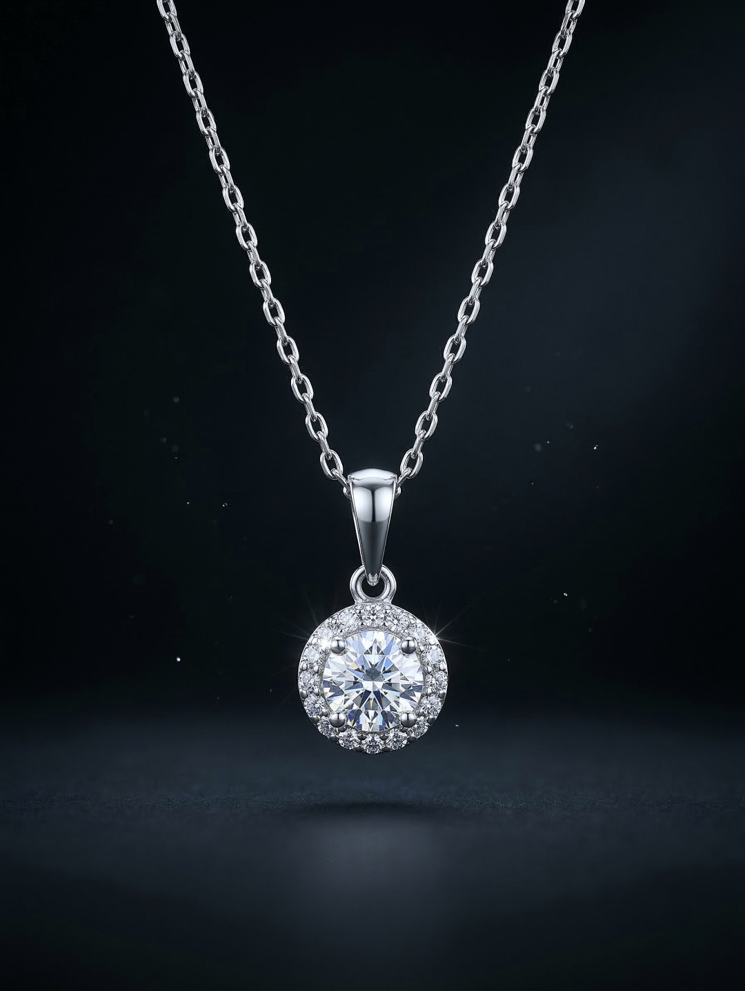 Колье Ambrosi A0326267 длина 45 см вес 2.67 г золото, фианит