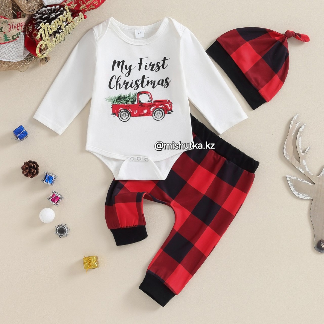 Комплект Baby белый, красный