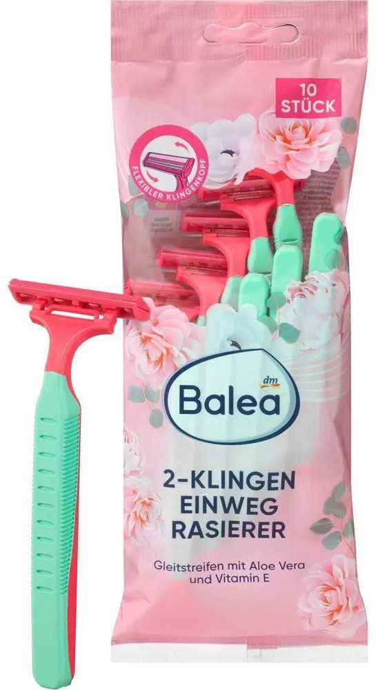 Balea 2-Klingen Женский бритвенный станок 10 шт