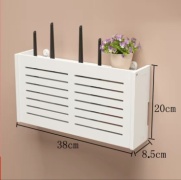 Полка Для роутера 105564105, 38х8.5x20 см, белый