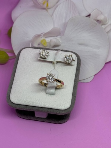 SAR JEWELRY X-18-058_8069_18 вес 6.1 г золото, бриллиант