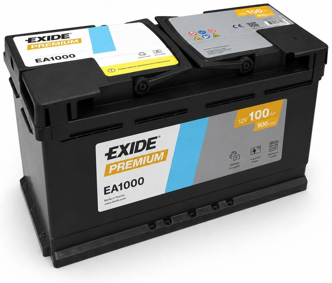 EXIDE PREMIUM EA1000 100 Ач обратная packaging