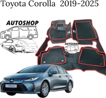AUTOSHOP 124 Toyota Corolla 2019-2025 красный, черный