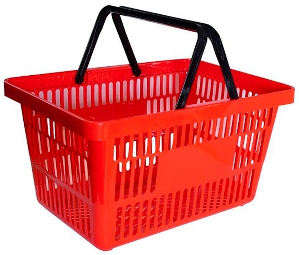 A STEEL Торговая корзина KP-20L 20 л пластик красный