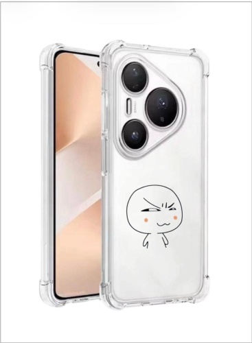Чехол DiCase для Huawei Pura 70 прозрачный