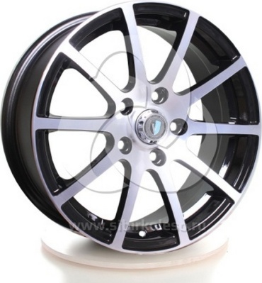 Tech-Line 1603 BD 60.1 6.5x16/4x100 D60.1 ET42 4 диска черный, серебристый, графит