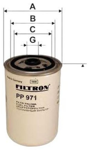 FILTRON топливный фильтр PP971