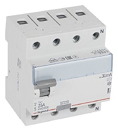 Дифференциальный автомат Legrand AC 25 30 мА класс AC