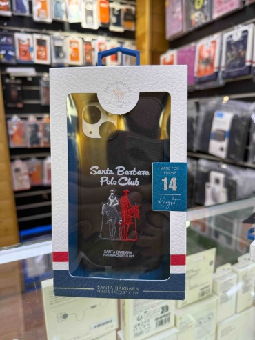 Чехол Santa Barbara Polo & Racquet Club для Apple iPhone 13, iPhone 14 черный