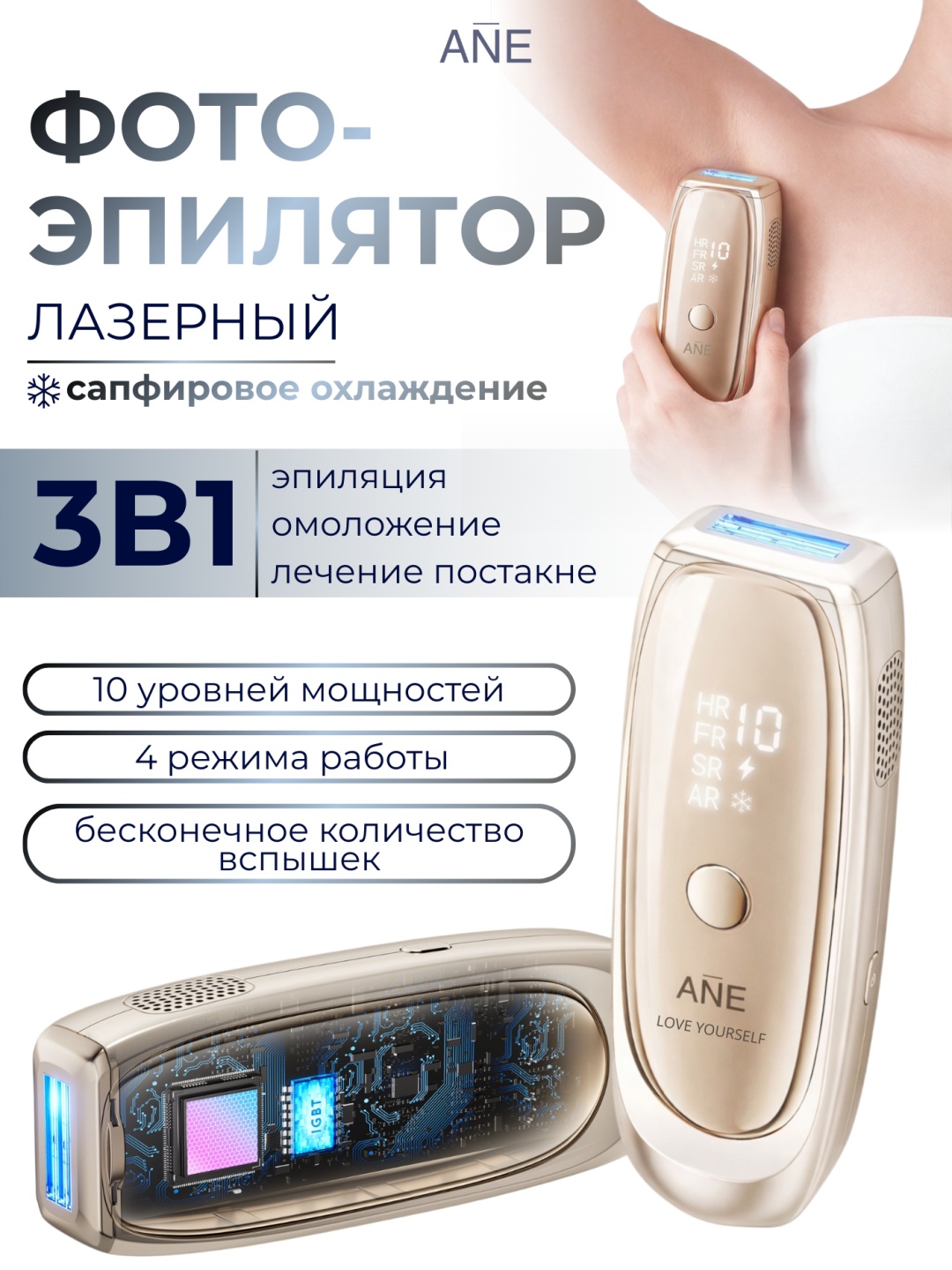ANE фотоэпилятор Фотоэпилятор
