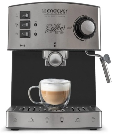 Кофеварка ENDEVER COSTA-1060 серебристый