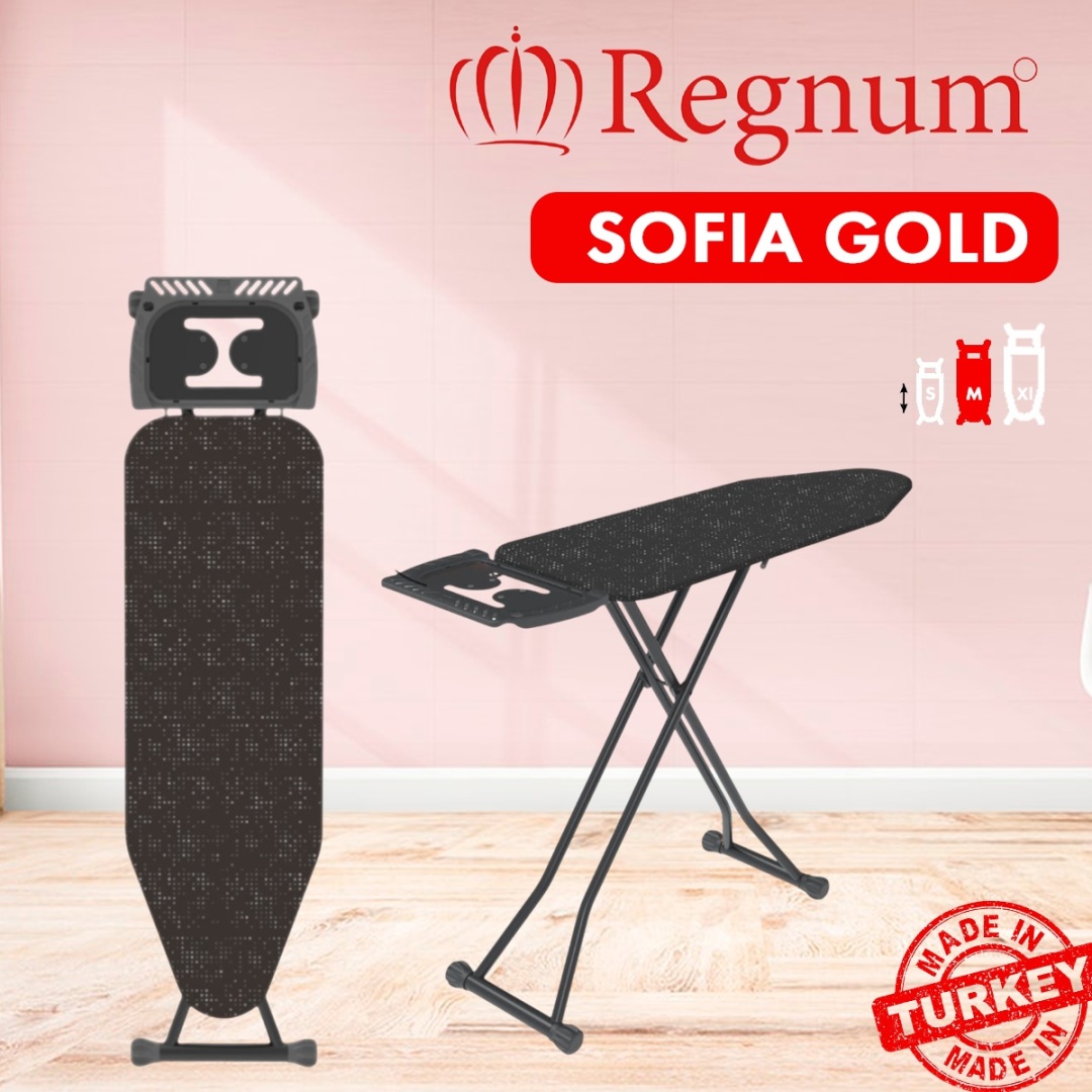 Гладильная доска Regnum напольная Sofia gold 112x36 см
