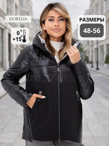 Демисезонная куртка черный