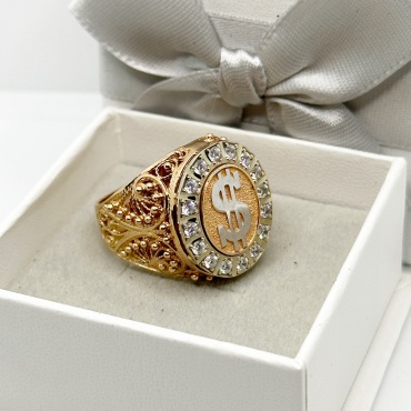 Ali Gold R3633 размер 20 вес 10.6 г золото, фианит