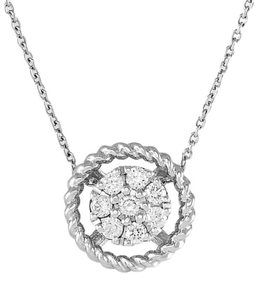 Подвеска Briolette M0508PK вес 2.07 г золото, бриллиант