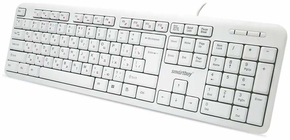 Клавиатура Smartbuy SBK-210U-W белый