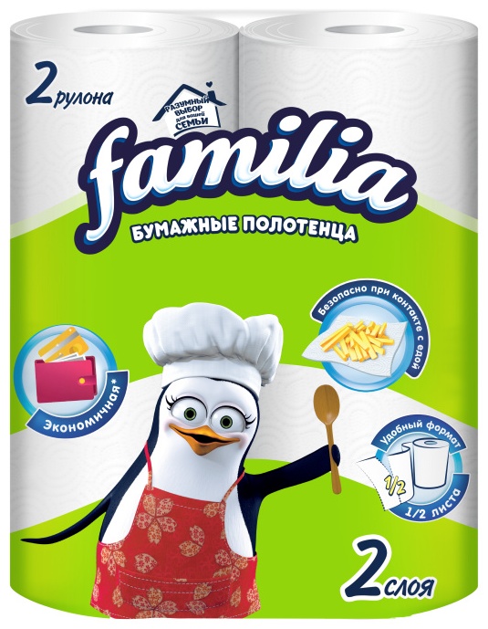 Бумажные полотенца Familia Familia 2 шт