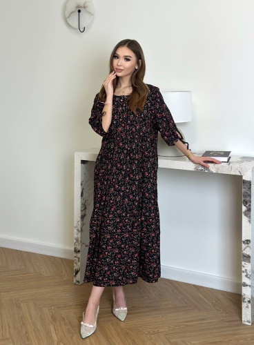 Повседневное платье Hadya черный, красный