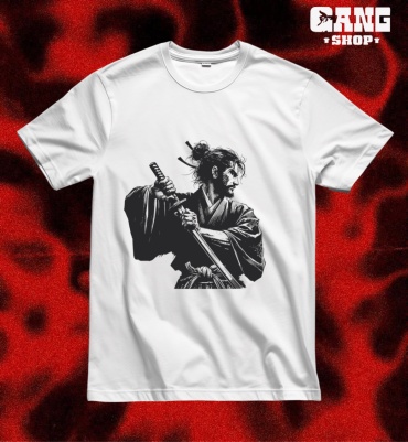 Футболка Mustang Tee Самурай белый