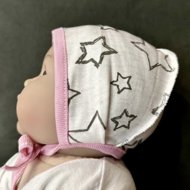 Чепчик Munka Kids T1 розовый 42