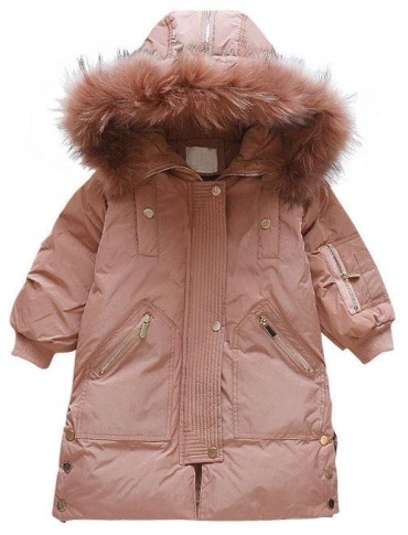 Пуховик KIDS&BEYBY розовый