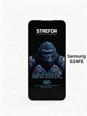 Стекло для Samsung Galaxy S24 FE 30465479_813296224 черный