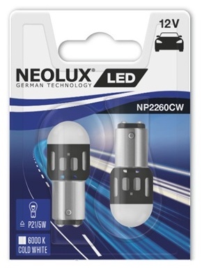 Neolux NP2260CW-02B светодиодная P21/5W, 2 шт