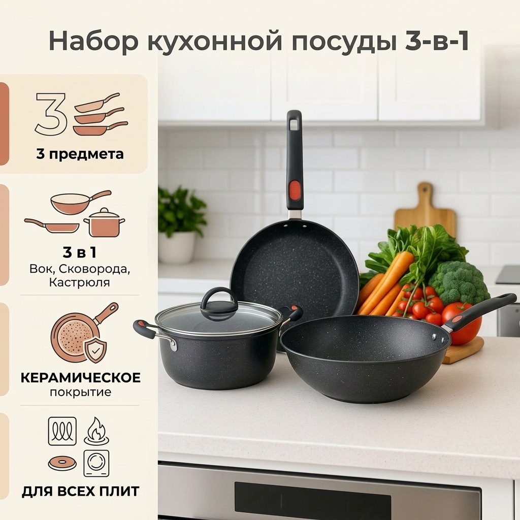 Смешанный набор 3 в 1