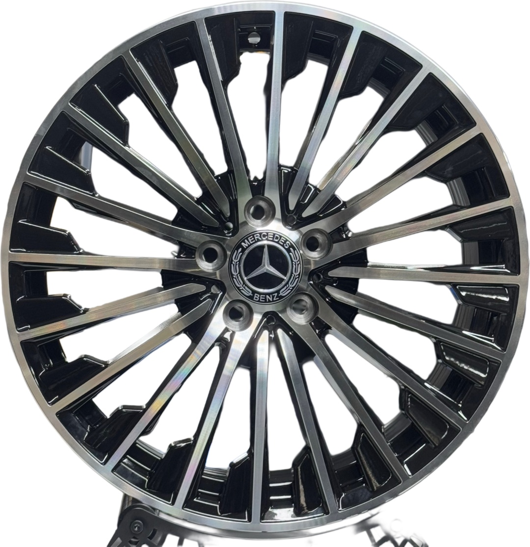RNO XF011 8.5/9.5x19/5x112 D66.45 ET38.43 4 диска черный, серебристый