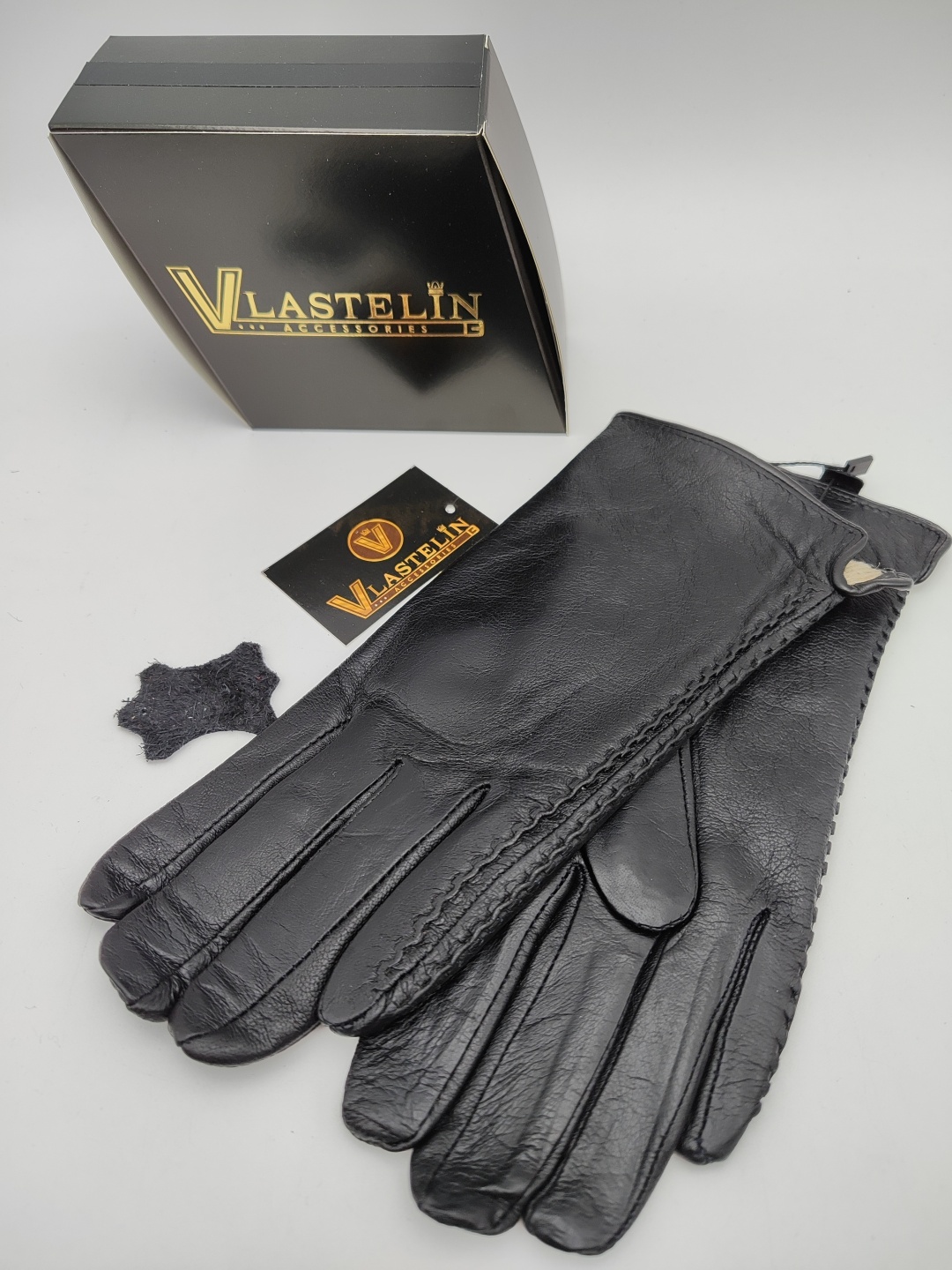 Перчатки Vlastelin размер 7.5 черный
