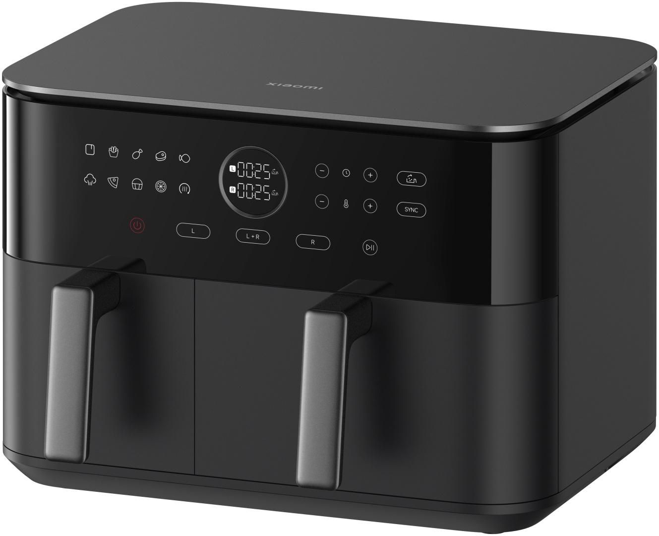 Двойной аэрогриль Xiaomi Dual Zone Air Fryer 10 л черный