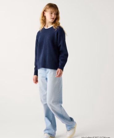 Свитер Uniqlo темно-синий