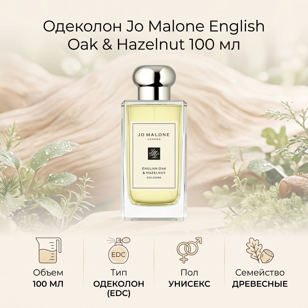 Jo Malone English Oak & Hazelnut одеколон EDC 100 мл