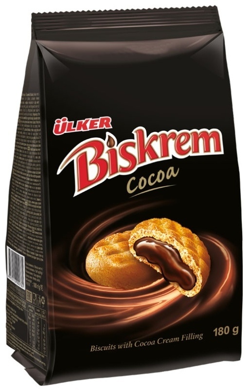 Печенье Ulker Biskrem с какао-кремом 180 г