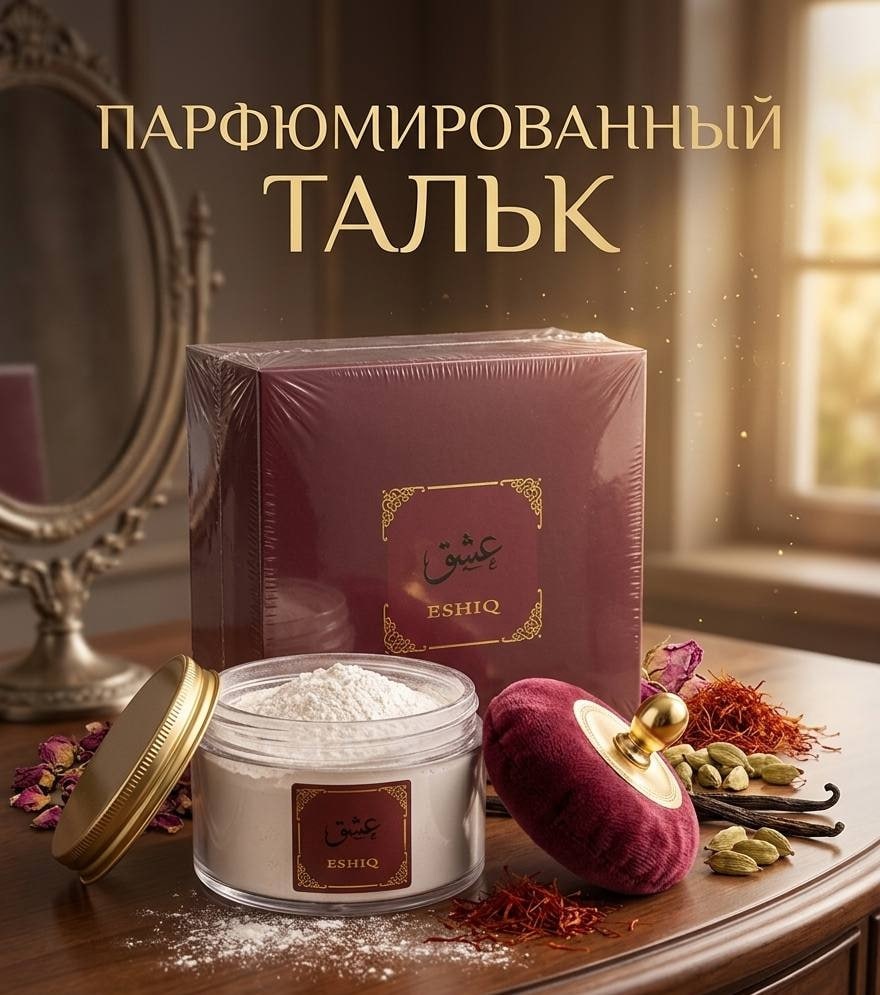 SADOER тальк Eshiq, для тела 200 мл