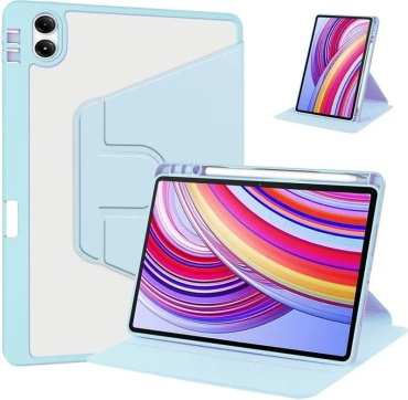 Чехол QazTech для Apple iPad 11 A16 (2025), iPad (2022) 10.9 дюйм голубой