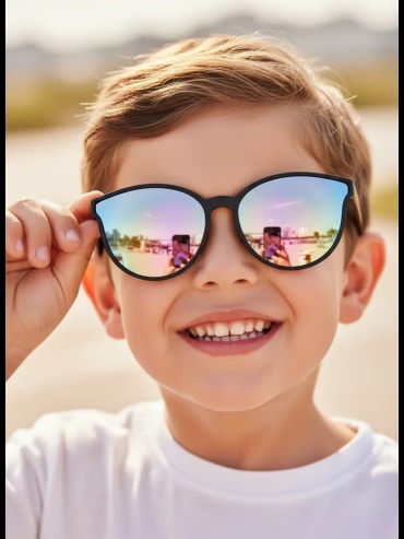 Summer Time Shop солнцезащитные очки нестандартные однотонные