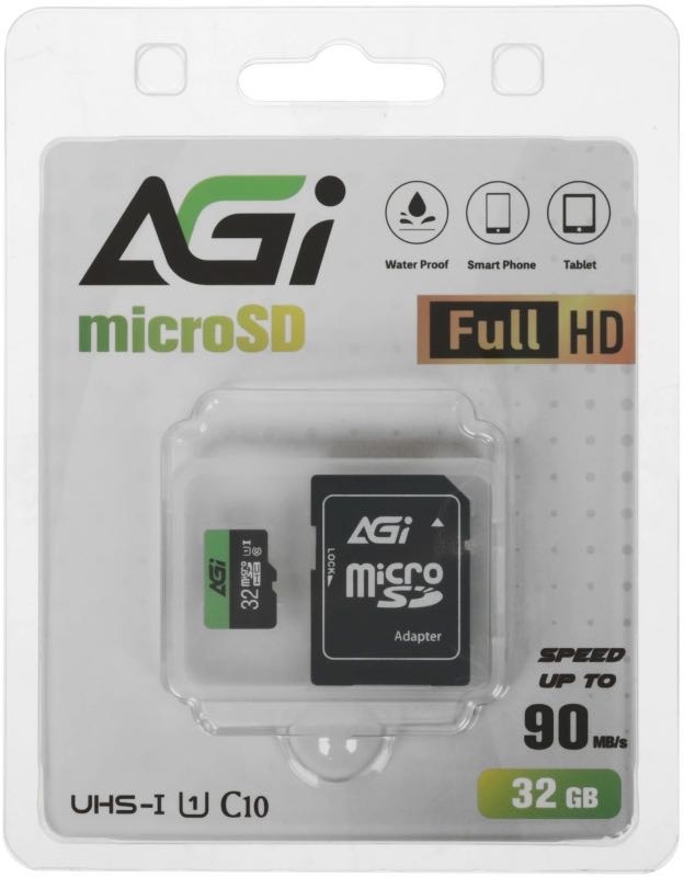 Карта памяти AGI microSD AGI032GU1TF138 32 Гб