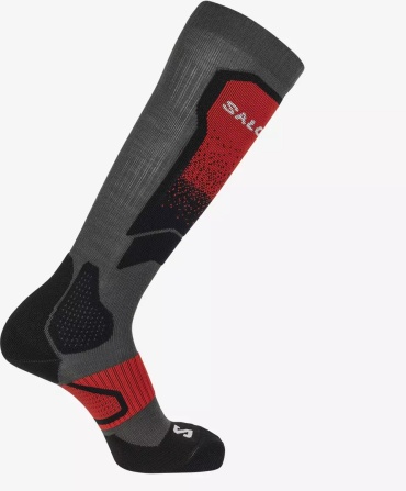Носки Salomon 1 пара черный, серый, красный 39-41