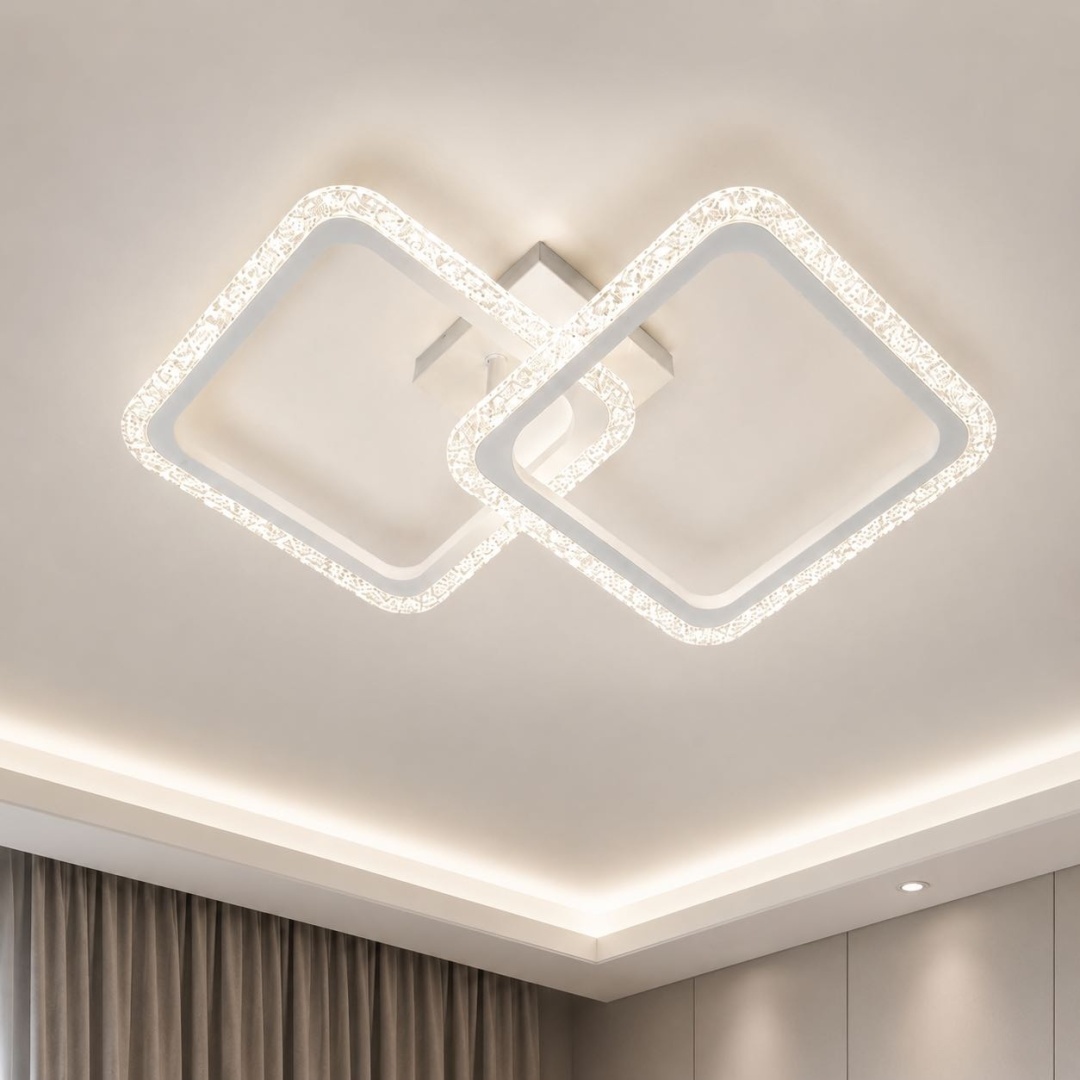 Люстра потолочная ИМПЕРИЯ ЛЮСТР LED, кол-во ламп: 2 шт