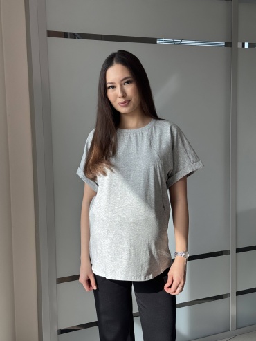 Футболка Sweetmama.kz серый