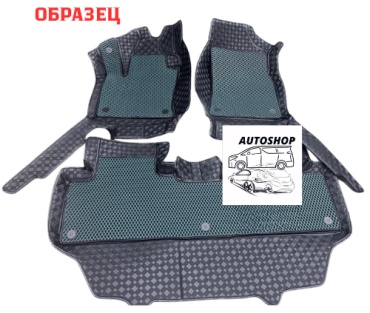 AUTOSHOP Kovrik 3D Chery Tiggo 7 2024-2026 зеленый, черный