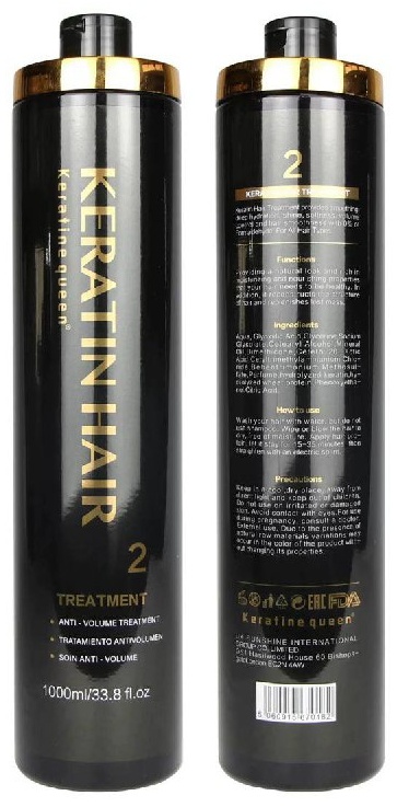 Keratine Queen кератин KERATIN HAIR 2 ANTI-VOLUME 1000 мл