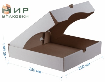 Коробка для продуктов Мир упаковки 757826896 картон 25 см 1 шт