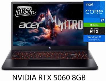 Acer Nitro V15 15.6" / 16 Гб / SSD 2000 Гб / Win 11 Pro / ANV15-52-74KS / NH.QZ8ER.002E
